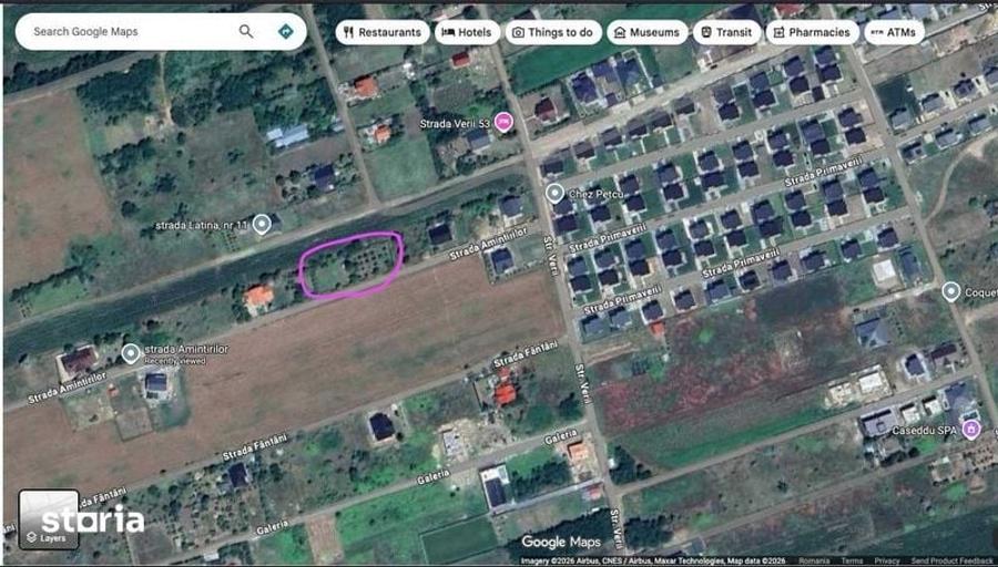 Teren de 1200 mp, în Central