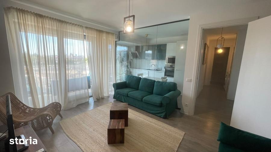 Apartament cu 2 camere, mobilat în Pipera