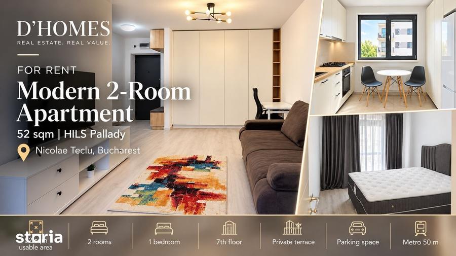 Apartament cu 2 camere în Theodor Pallady