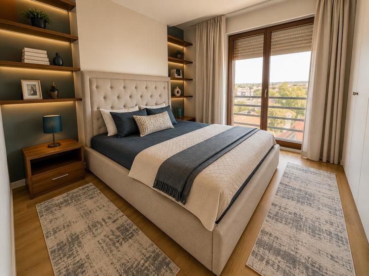 Penthouse cu 2 camere semidecomandat în Iancu Nicolae