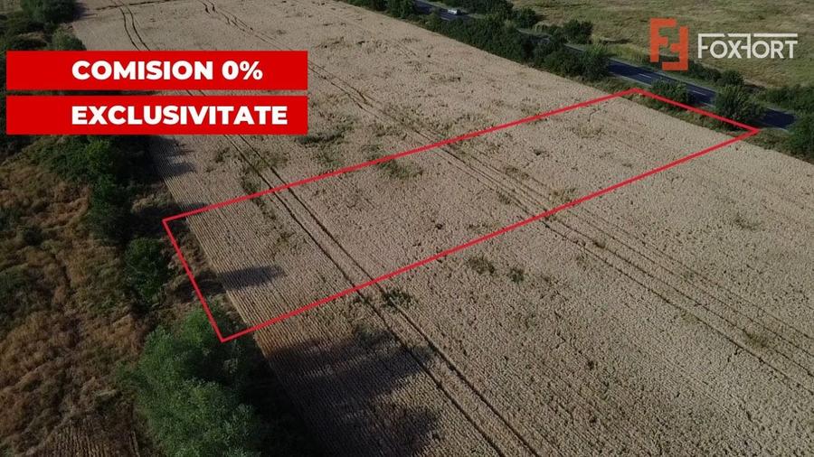Teren Construcții intravilan de 1600 mp, în Pădureni (Jebel)