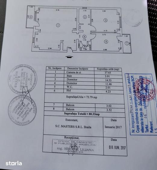 Apartament cu 3 camere decomandat în Barieră