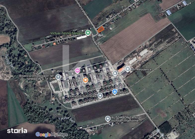 Teren de 1217 mp, în Sânpetru