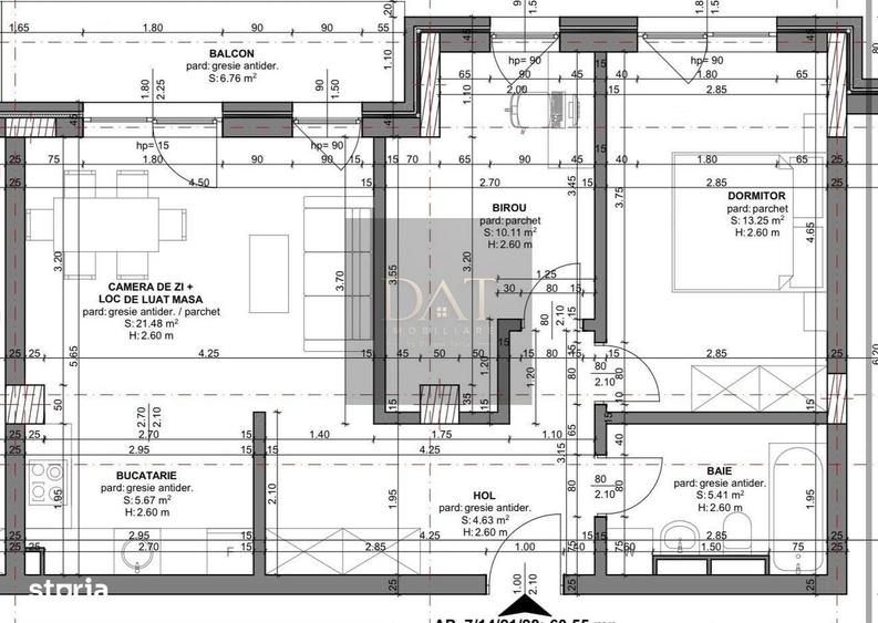 Apartament cu 3 camere în Central
