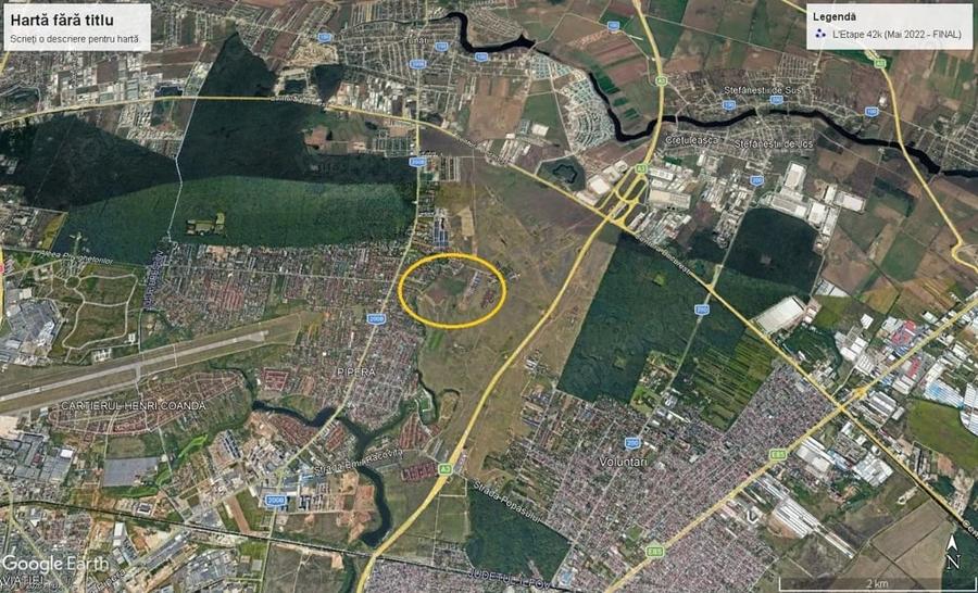 Teren 9.000 mp Pipera Voluntari - 2