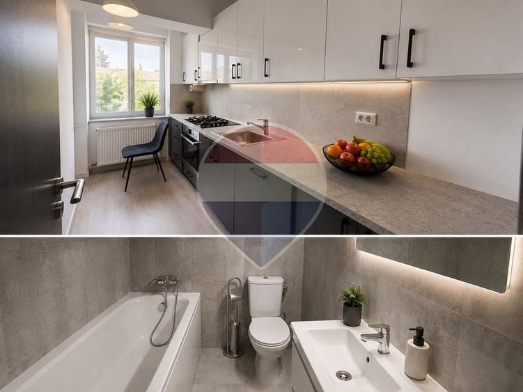 Apartament cu 2 camere decomandat, mobilat în Bucureștii Noi