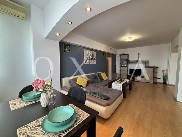 Apartament cu 2 camere semidecomandat, mobilat în Gării