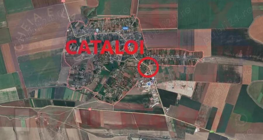 Teren de 806 mp, în Cataloi