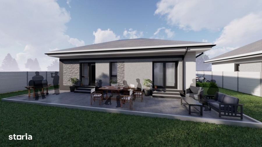 Casă cu 4 camere cu Teren 400 Mp în Vârteju