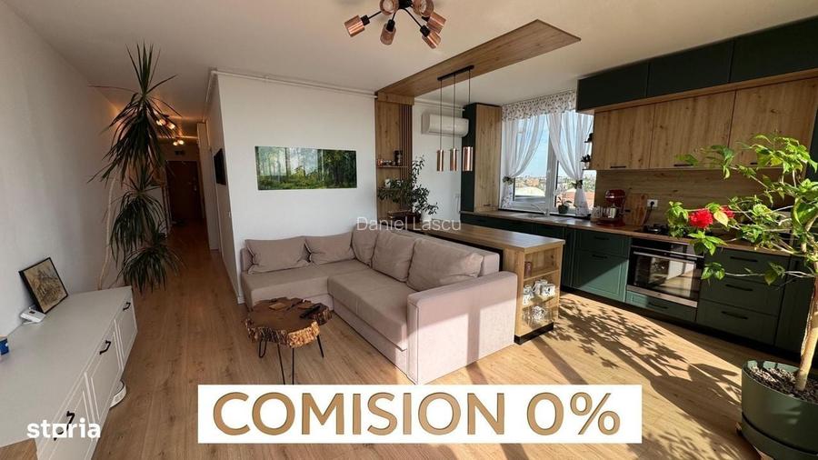 COMISION 0 | Penthouse | 3 camere | 70 mp+Terasa 56 mp | Telegrafului