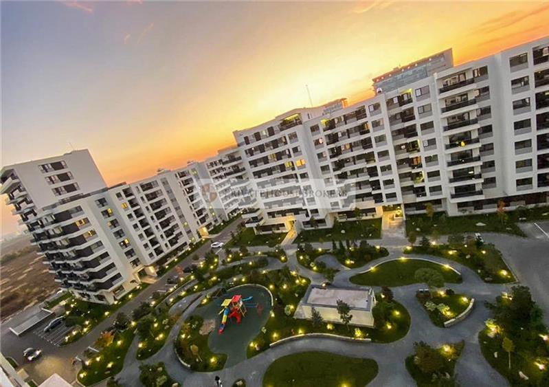 Apartament cu 2 camere semidecomandat, mobilat în Pipera