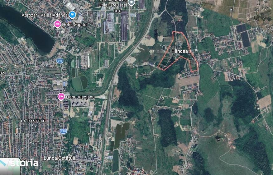 Teren de 25000 mp, în Ciurea