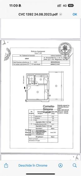 FARA COMISIOANE GARSONIERA ELEGANTA MOBILATA cu curte proprie de 33mp la cheie - 7