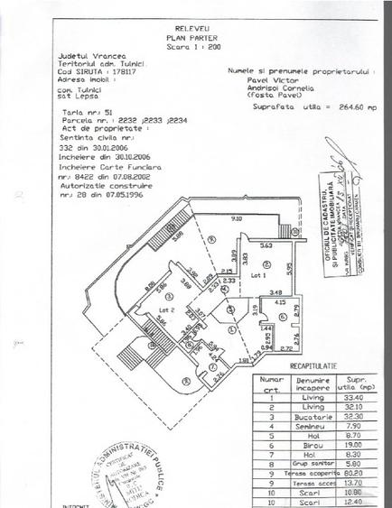 Casă individuală cu 15 camere cu Teren 1857 Mp în Lepșa