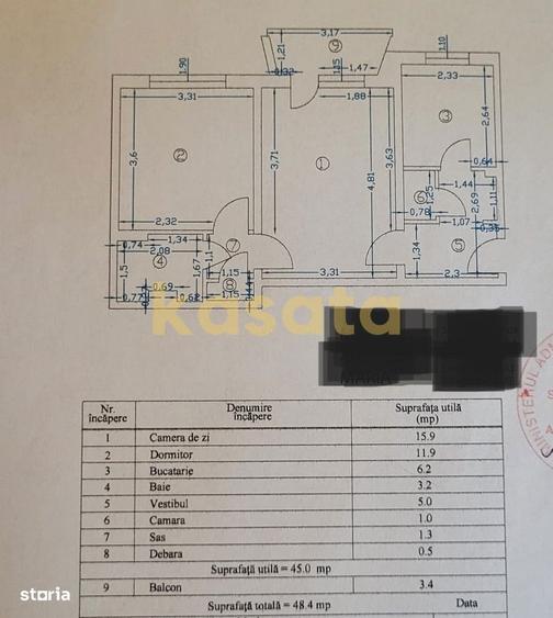 Apartament cu 2 camere semidecomandat, mobilat în Drumul Taberei — fotografia 2