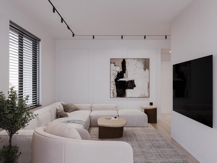 Penthouse cu 4 camere semidecomandat în Pantelimon