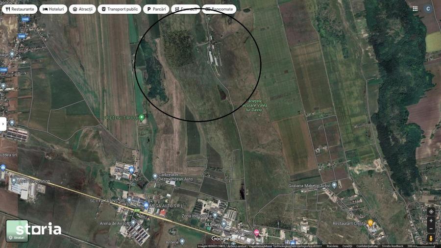 Teren de 140000 mp, în Podu Roș