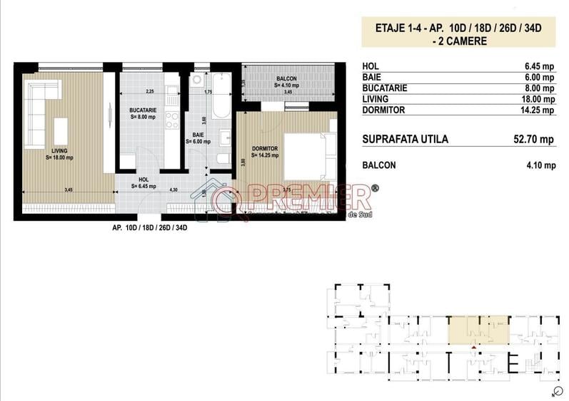 Metalurgiei - Grand Arena vanzare apartament 2 camere - 7