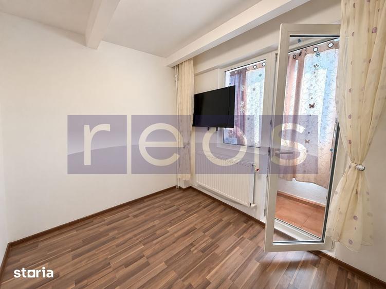 Apartament cu 2 camere semidecomandat, mobilat în Tei