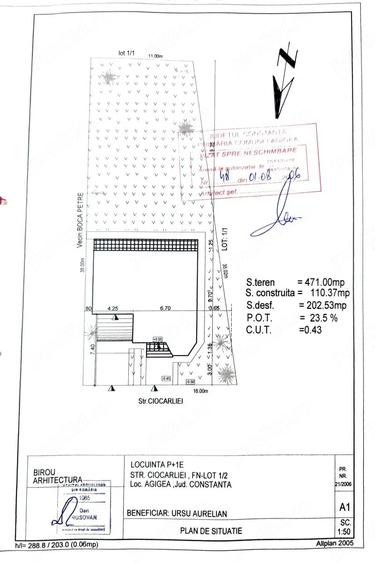 Casă cu Teren 471 Mp în Agigea