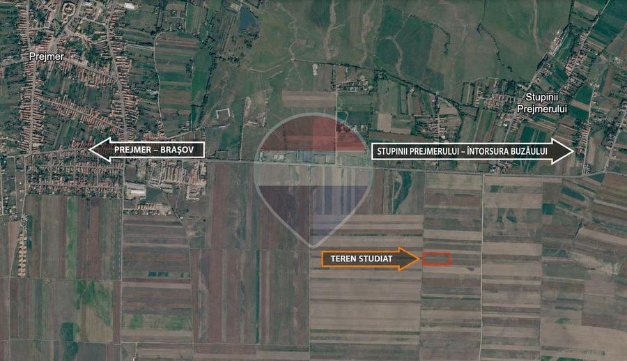 Teren agricol extravilan de 14750 mp, în Prejmer