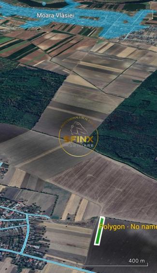 Teren agricol extravilan de 7151 mp, în Moara Vlăsiei