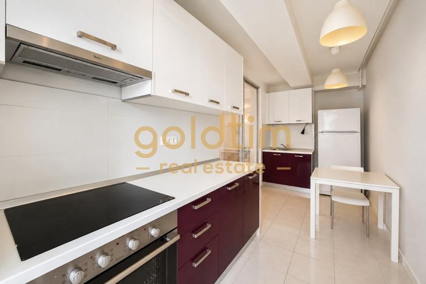 Apartament cu 3 camere semidecomandat, mobilat în Băneasa
