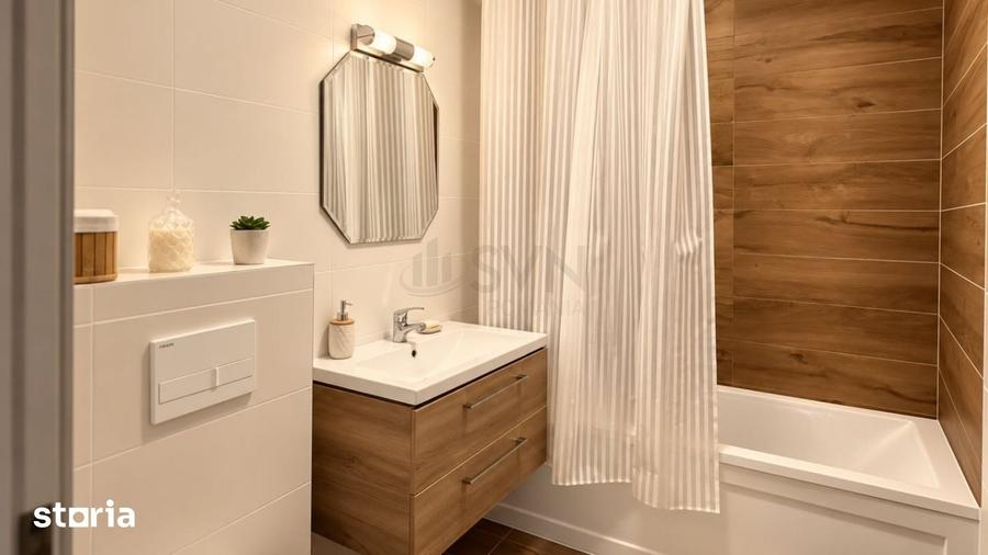 Apartament cu 2 camere semidecomandat în Nord