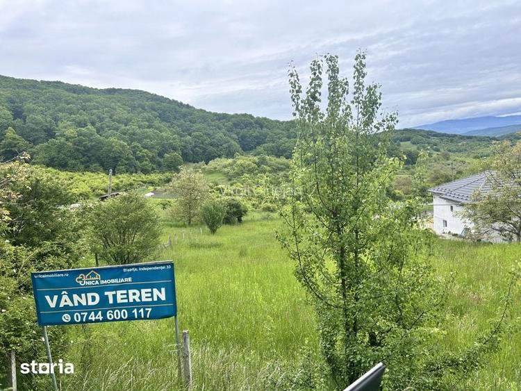Teren Valea Rusului 1600 mp Dealul Targului zona cu constructi.