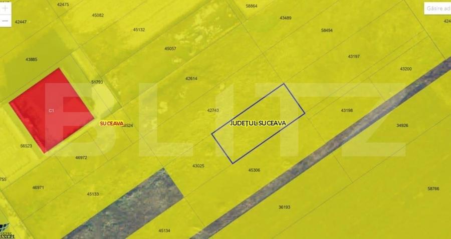 Teren Construcții intravilan de 1500 mp, în Exterior Sud
