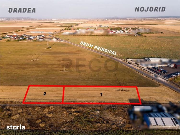Teren de 1200 mp, în Nojorid