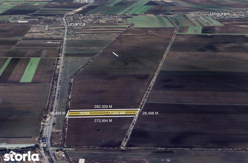 Teren de 68514 mp, în Butimanu