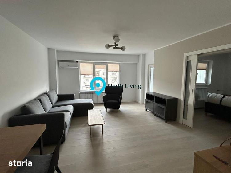 Apartament cu 3 camere decomandat, mobilat în Cișmigiu