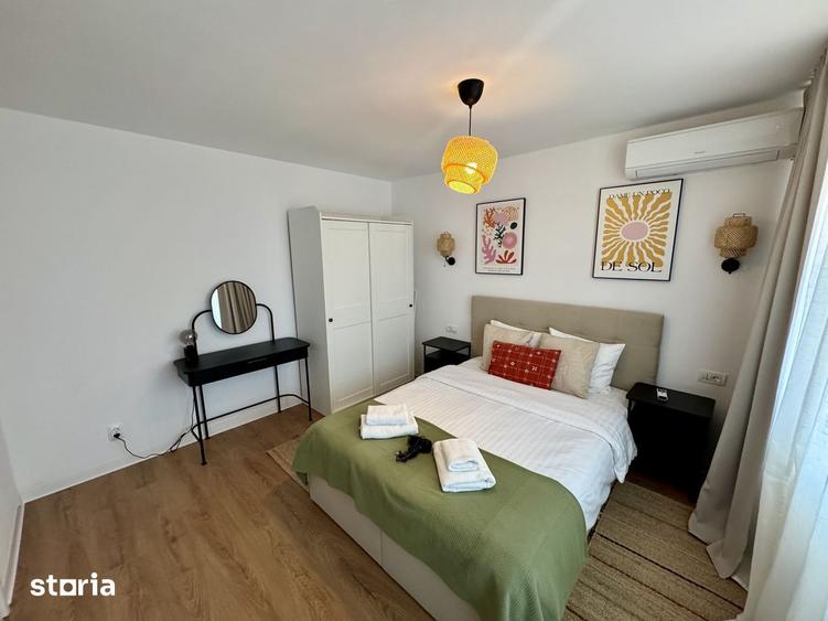 Apartament cu 2 camere semidecomandat, mobilat în Universitate