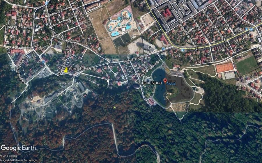 Teren Construcții intravilan de 1253 mp, în Noua