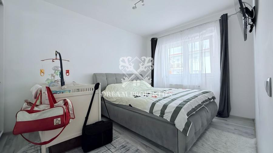 Apartament cu 2 camere semidecomandat, mobilat în Apahida