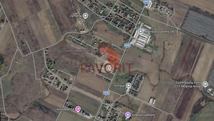 Teren Construcții intravilan de 740 mp, în Moșnița Nouă