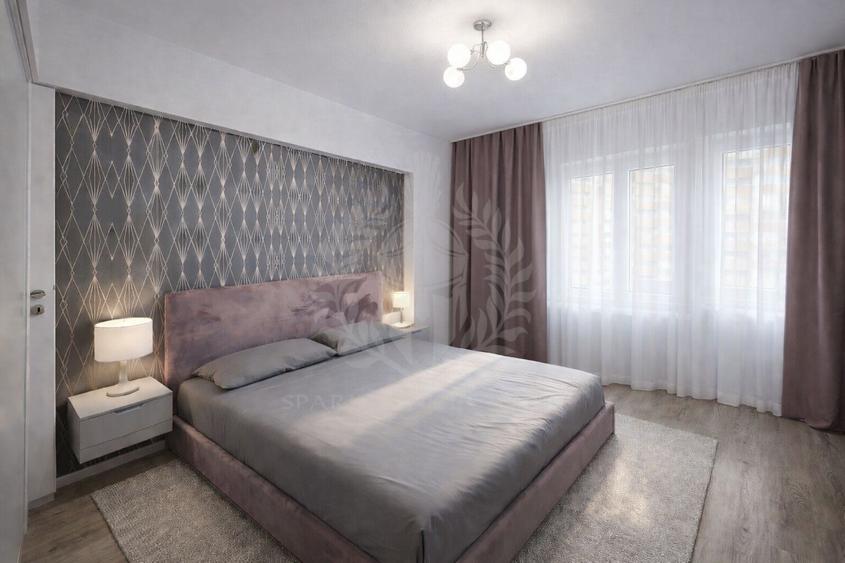 Apartament cu 2 camere decomandat, mobilat în Gheorghe Doja