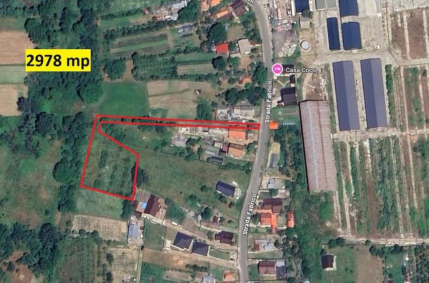 Teren de 2978 mp, în Central