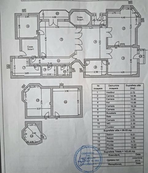 Apartament cu 5 camere decomandat în Ferdinand