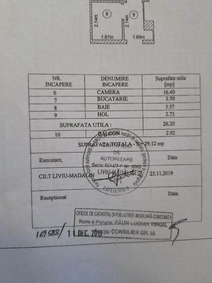 Garsonieră decomandată în Nord