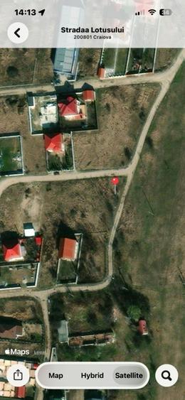 Teren Construcții intravilan de 262 mp, în Cârcea