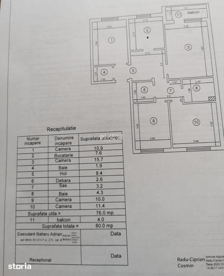 Apartament 4 camere, etaj 3, zona Mircea cel Batran - 1