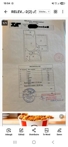Apartament decomandat în Lujerului