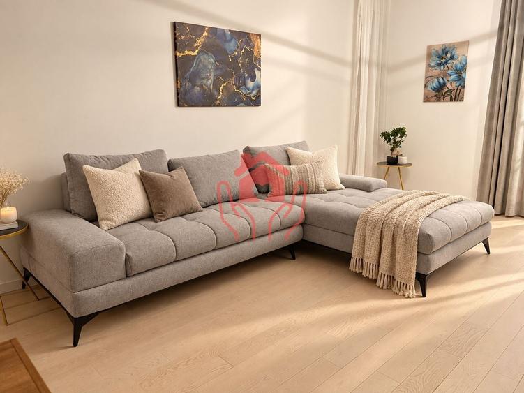 Apartament cu 3 camere semidecomandat, mobilat în Herăstrău