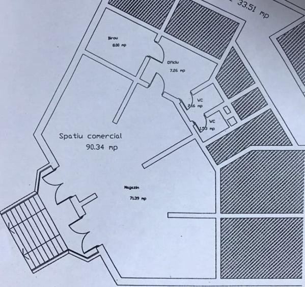 Spațiu comercial, de 90 mp, în Gheorgheni