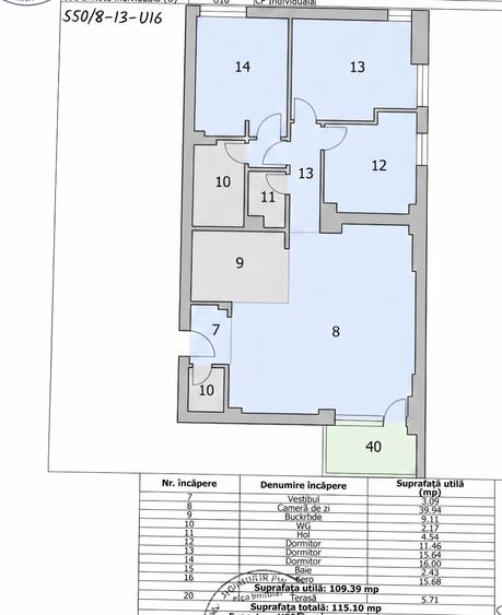 Apartament cu 4 camere, mobilat în Voluntari