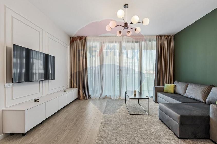 Apartament cu 2 camere, mobilat în Herăstrău