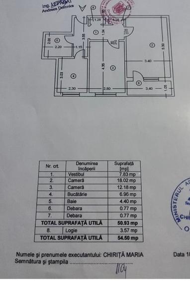 Apartament cu 2 camere decomandat, mobilat în Titan