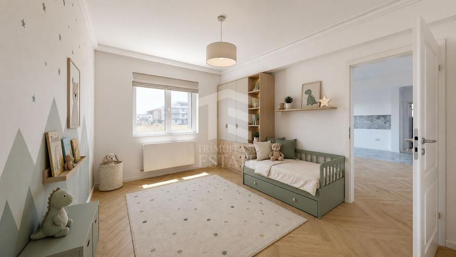 Apartament cu 3 camere semidecomandat în Dobroești